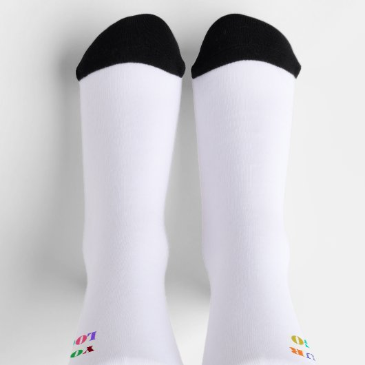 Website für die Werbung mit benutzerdefinierten Lo Socken (Oben)