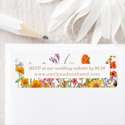 Website für farbenfrohe Wilde Blume (Insitu)