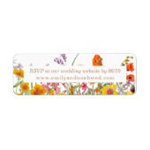 Website für farbenfrohe Wilde Blume (Vorne)