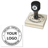 Website für Firmenlogo Personalisiert Gummistempel (Stempel)