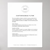 Website für Firmenlogo Poster (Vorne)