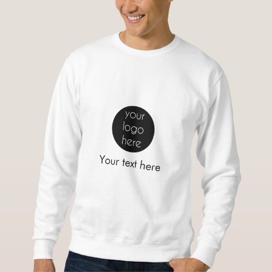 Website für Firmenlogo Sweatshirt (Vorderseite)