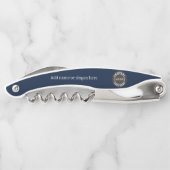 Website für Firmenlogos und Slogan Mitarbeiter Kellnermesser (Rückseite)