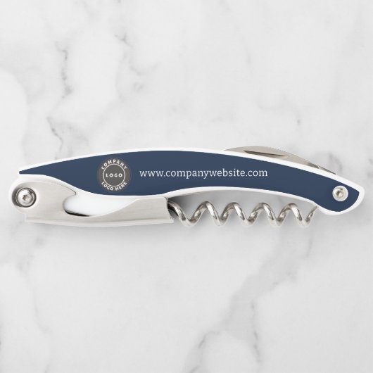 Website für Firmenlogos und Slogan Mitarbeiter Kellnermesser (Vorderseite)