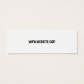 Website für Firmennamen mit benutzerdefinierten Pr (Rückseite)