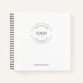 Website für große benutzerdefinierte Logos Notizblock (Vorderseite)