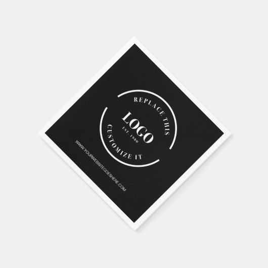 Website für Großunternehmen Serviette (Ecke)