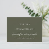 Website für Hochzeiten Einfache Minimalistische Ab (Stehend Vorderseite)