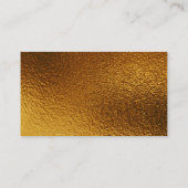 Website für Hochzeiten Royal White Golden Shiny Begleitkarte (Rückseite)