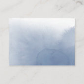 Website für Hochzeiten von Blue Rose Begleitkarte (Rückseite)