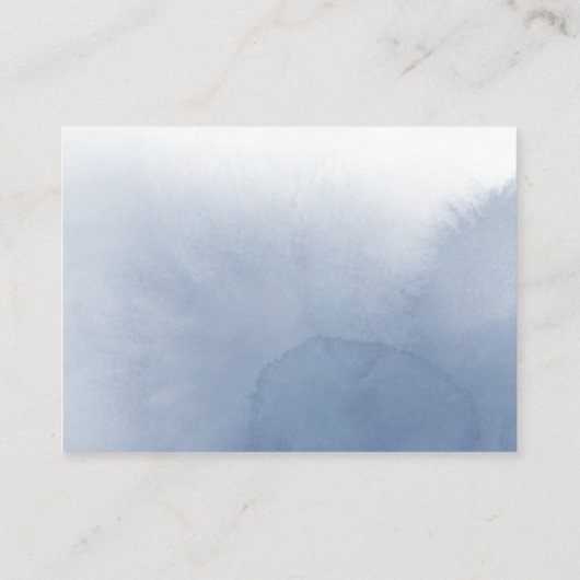 Website für Hochzeiten von Blue Rose Begleitkarte (Rückseite)