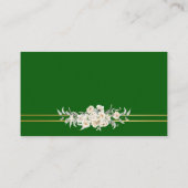 Website für Hochzeiten von Green Gold Floral UAWG Begleitkarte (Rückseite)