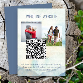 Website für Hochzeiten von Mountain Lake Foto und Begleitkarte