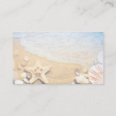 Website für Hochzeiten von Strandfeste Begleitkarte (Rückseite)