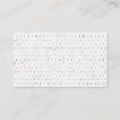 Website für Hochzeitsstipps aus Marmor und Kupfer Begleitkarte (Rückseite)