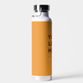 Website für Ihr Firmenlogo Eigenes Wasser Trinkflasche (Rechts)