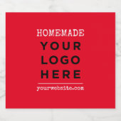 Website für Ihr Firmenlogo - Feiertag Bierflaschenetikett (Einzelnes Label)