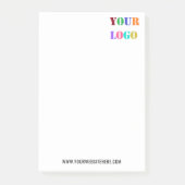 Website für Ihr Firmenlogo - Post-it®-Hinweise Post-it Klebezettel (Vorderseite)