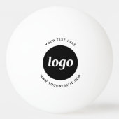 Website für Logos Tischtennisball (Rückseite)