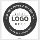 Website für Logos von Autofenstern Schwarz-weiß Aufkleber (Blatt)