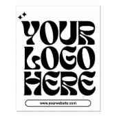 Website für moderne Firmenlogos Gummistempel (Prägung)