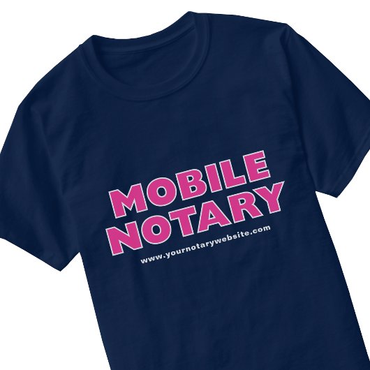 Website für öffentliche Rosa-Navy T-Shirt