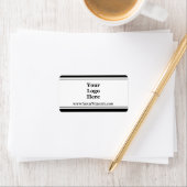 Website für Schwarzweiß-Logos und Weiß Adressaufkleber (Insitu)