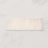 Website für tropische Foliage-Hochzeiten oder Gift Mini Visitenkarte (Rückseite)