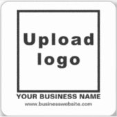 Website für Unternehmen auf dem Vinyl-Aufkleber au Aufkleber (Vorderseite)