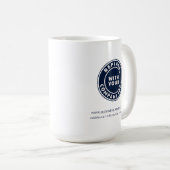 Website für Unternehmen hinzufügen Kaffeetasse (VorderseiteRechts)