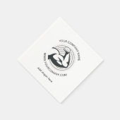 Website für Unternehmen mit benutzerdefiniertem Fi Serviette (Ecke)
