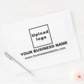 Website für Unternehmen: White Rectangle Aufkleber (Umschlag)