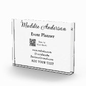 Website für Veranstaltungsplaner mit dem Namen Q R Fotoblock (Rechts)