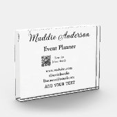 Website für Veranstaltungsplaner mit dem Namen Q R Fotoblock (Links)