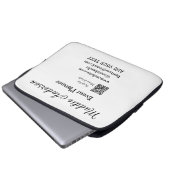 Website für Veranstaltungsplaner mit dem Namen Q R Laptopschutzhülle (Vorne Knopf)