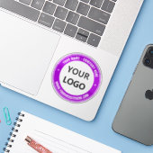 Website für Werbetafeln mit benutzerdefinierten Lo Aufkleber (Laptop mit iPhone)