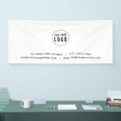 Website-Geschäft für Ihre Logo-Adresse hinzufügen Banner (Messe)