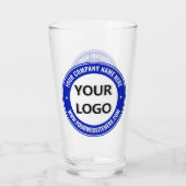 Website-Glas für benutzerdefinierte Logo-Namen - I Glas (Rückseite)