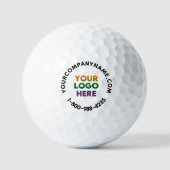 Website Ihres Unternehmens für die Werbeaktion Ihr Golfball (Vorderseite)