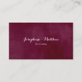 Website-Karte für Blumenblumen Visitenkarte (Rückseite)