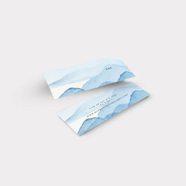 Website-Karte für Hochzeiten in blauen Gebirgen