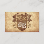 Website-Karte für mittelalterliche Hochzeiten Begleitkarte (Rückseite)