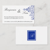 Website-Karte für Persische Scroll Begleitkarte (Vorne/Hinten)