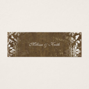 Website-Karten für Hochzeiten {Espresso}