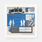 Website Layout Paper Napkins Serviette (Vorderseite)