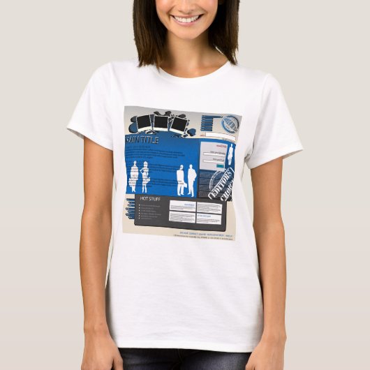 Website Layout Womens T - Shirt (Vorderseite)