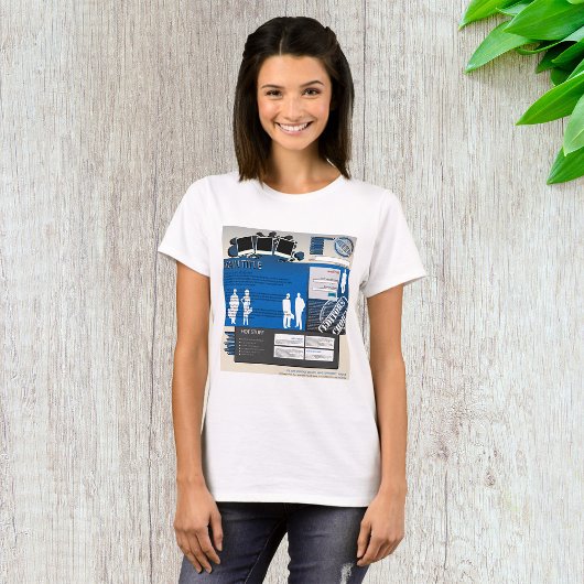 Website Layout Womens T - Shirt