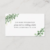 Website Lush Greenery Begleitkarte (Vorderseite)