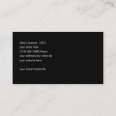 Website-Marketings-Geschäfts-Karten Visitenkarte (Rückseite)