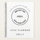 Website mit dem Namen des einfachen Unternehmens W Planer (Vorderseite)